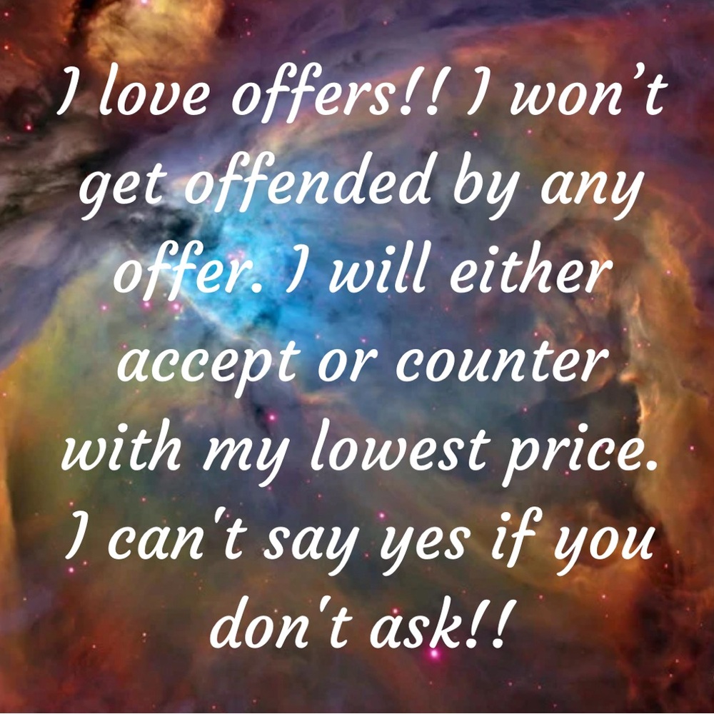 💕 I LOVE OFFERS!! 💕